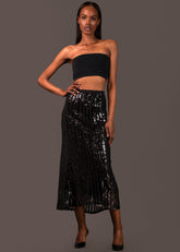 Striped Sequin Skirt Skirts Kate Hewko 