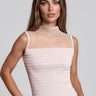 Studded Mesh Ribbed Tank Top Tank Tops Kate Hewko 