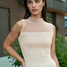 Studded Mesh Ribbed Tank Top Tank Tops Kate Hewko 