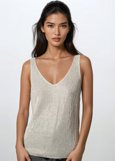 Studded Rhinestone Tank Top Tank Tops Kate Hewko 