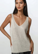 Studded Rhinestone Tank Top Tank Tops Kate Hewko 