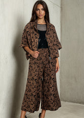 Textured Floral Zip Set Two Piece Sets Kate Hewko 