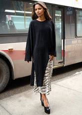 Textured High Low Long Sleeve Tee Long Sleeve Tees Kate Hewko 