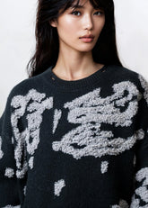 Textured Knit Tulle Sweater Dress Dresses Kate Hewko 