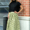 Textured Rose Midi Skirt Skirts Kate Hewko 