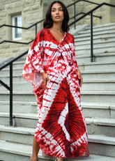 Tie Dye Kaftan Dress Dresses Kate Hewko 