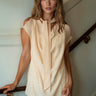 Tie Neck Cold Shoulder Blouse Blouses Kate Hewko 