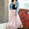 Tiered Hem Maxi Tulle Skirt Skirts Kate Hewko 