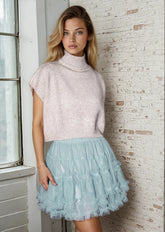 Tiered Tulle Mini Skort Skirts Kate Hewko 