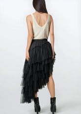 Tiered Tulle Waterfall Skirt Skirts Kate Hewko 