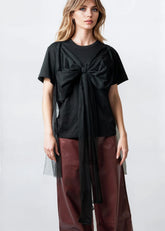 Tulle Bow Drama Tee Tees Kate Hewko 