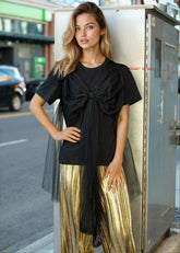 Tulle Bow Drama Tee Tees Kate Hewko 