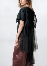 Tulle Bow Drama Tee Tees Kate Hewko 