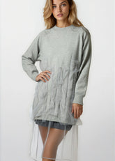 Tulle Hem Sweater Dress Dresses Kate Hewko 