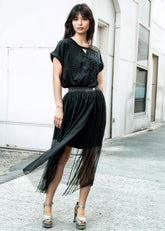 Tulle Overlay Tee Dress Set Two Piece Sets Kate Hewko 