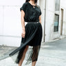 Tulle Overlay Tee Dress Set Two Piece Sets Kate Hewko 