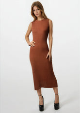2 piece knitted dress Turtleneck Knitted Dress Set