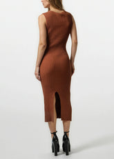 Turtleneck Knitted Dress Set - Kate Hewko Black / One size Turtleneck Knitted Dress Set - Kate Hewko Black / One size