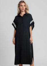 Varsity Stripe Polo Dress Dresses Kate Hewko 