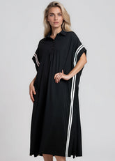 Varsity Stripe Polo Dress Dresses Kate Hewko 