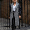 Varsity Tweed Coat Outerwear Kate Hewko Grey One Size 