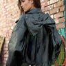 Vegan Leather Bow Jacket Outerwear Kate Hewko 