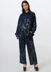 Velvet Maze Sequin Pant Set Two Piece Sets Kate Hewko 