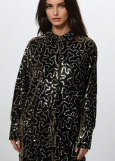 Velvet Maze Sequin Pant Set Two Piece Sets Kate Hewko 