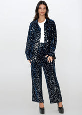 Velvet Maze Sequin Pant Set Two Piece Sets Kate Hewko 