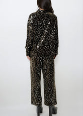 Velvet Maze Sequin Pant Set Two Piece Sets Kate Hewko 