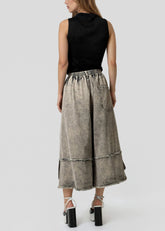 Wide Leg Washed Denim Jeans Pants Kate Hewko 