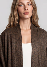 Wide Sleeve Leopard Print Kimono Layering Pieces Kate Hewko 