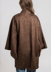 Wide Sleeve Leopard Print Kimono Layering Pieces Kate Hewko 