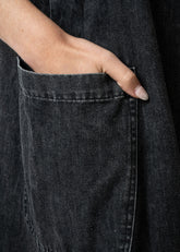 Zip Front Washed Denim Jumpsuit Rompers Kate Hewko 