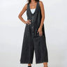 Zip Front Washed Denim Jumpsuit Rompers Kate Hewko 