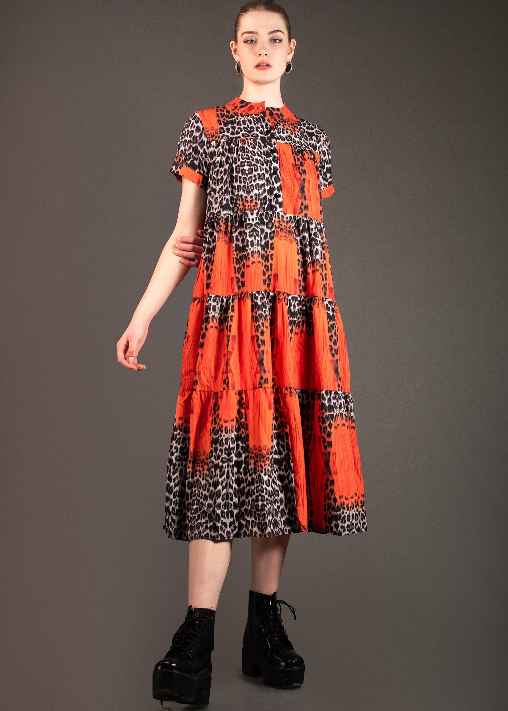 Abstract Animal Print Dress Dresses Kate Hewko 