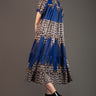 Abstract Animal Print Dress Dresses Kate Hewko Blue One Size 