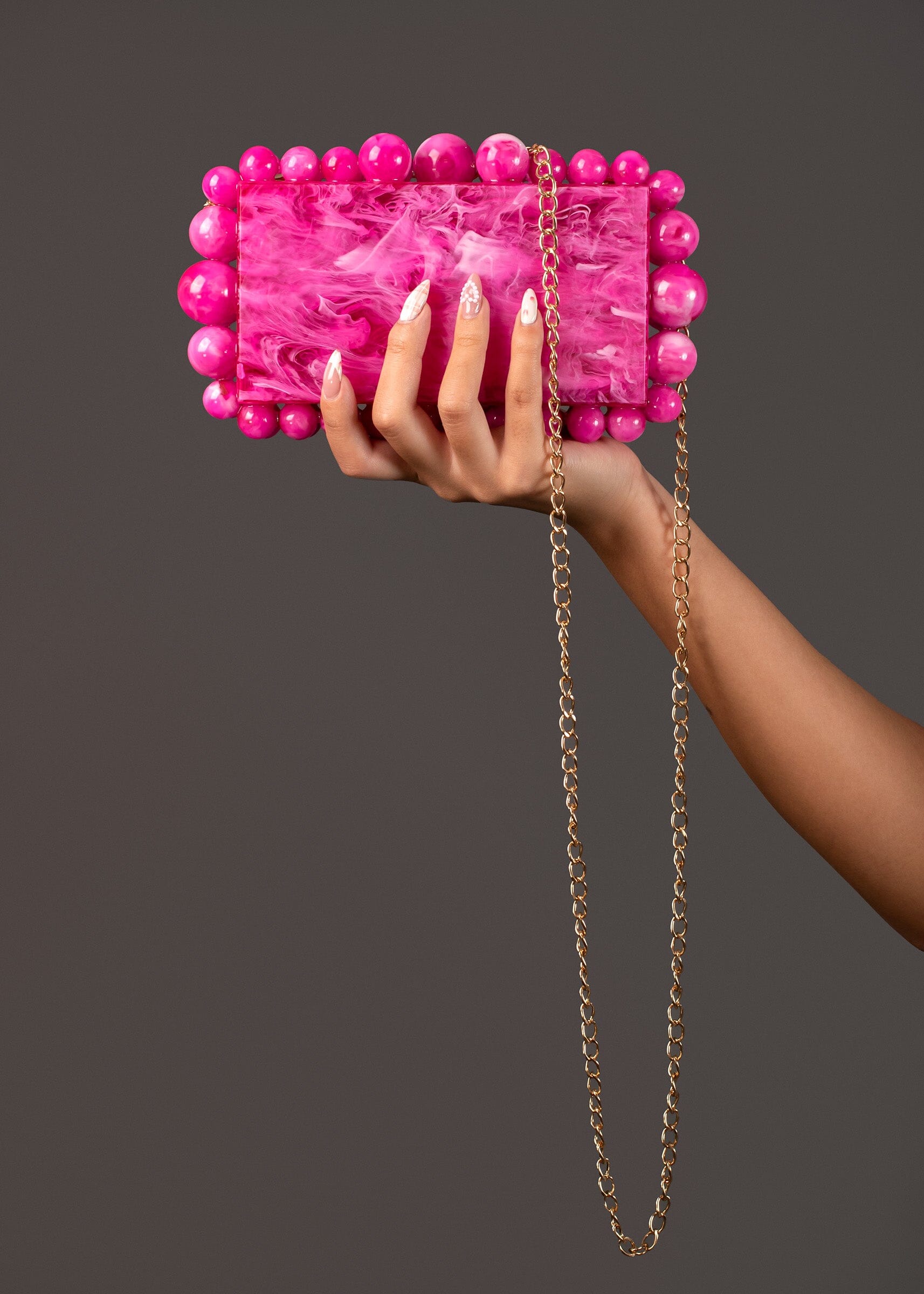 Acrylic Beaded Clutch Accessories Kate Hewko 
