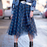 Asymmetrical Plaid Tulle Skirt Skirts Kate Hewko S 