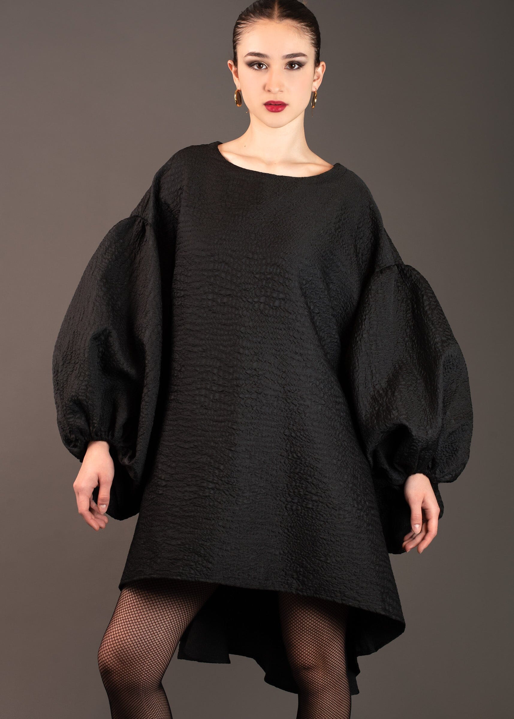 Avant Garde Balloon Sleeve Dress - Kate Hewko Avant Garde Balloon Sleeve Dress - Kate Hewko