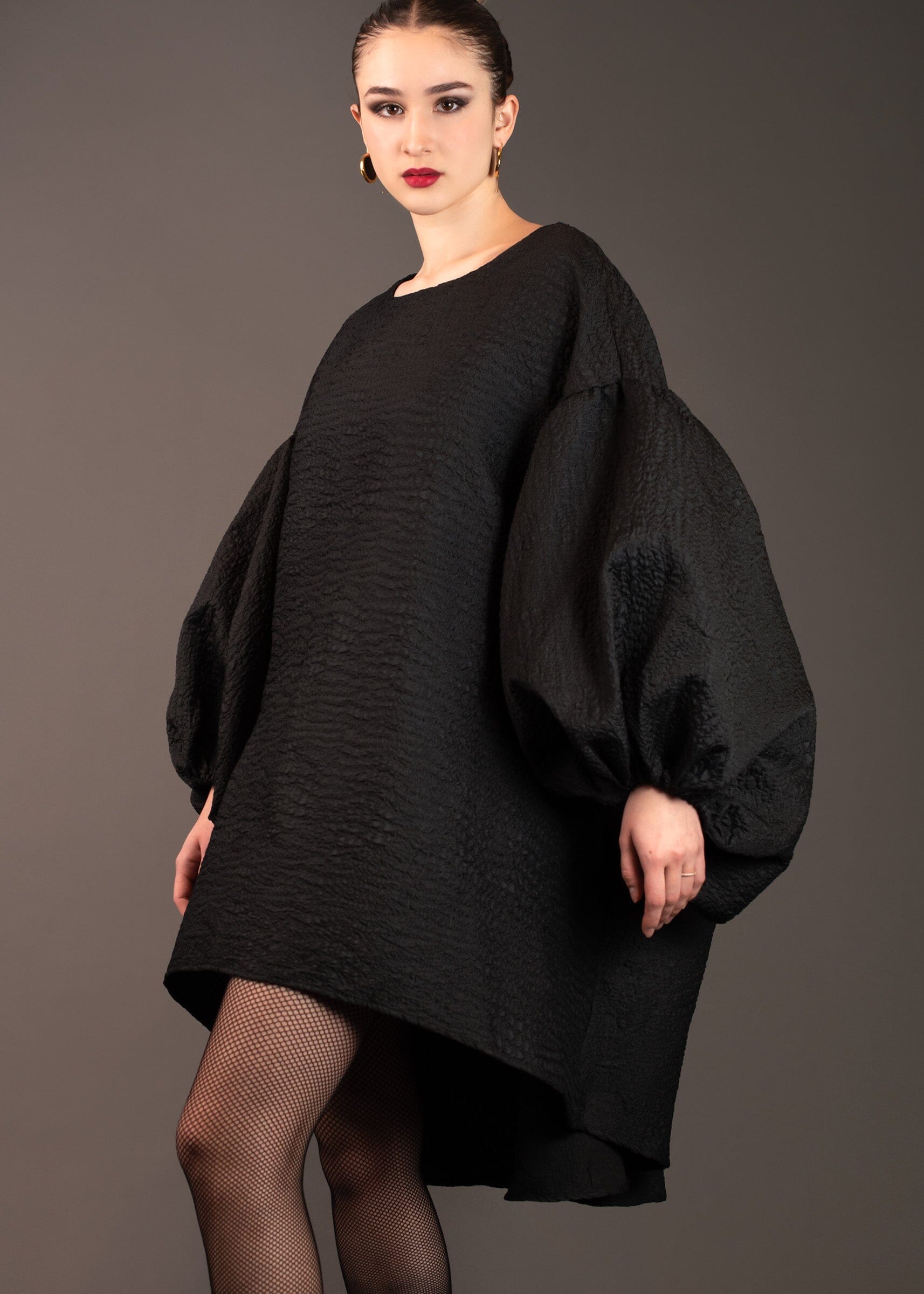 Avant Garde Balloon Sleeve Dress - Kate Hewko Avant Garde Balloon Sleeve Dress - Kate Hewko
