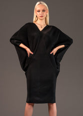 Batwing Sleeve Glam Dress Dresses Kate Hewko 