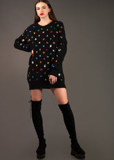 Bedazzled Sweater Tunic Sweaters Kate Hewko 