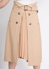 Belted Trenchcoat Skirt Skirts Kate Hewko 