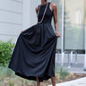 Black Crew Maxi Dress Dresses Kate Hewko Black One Size 