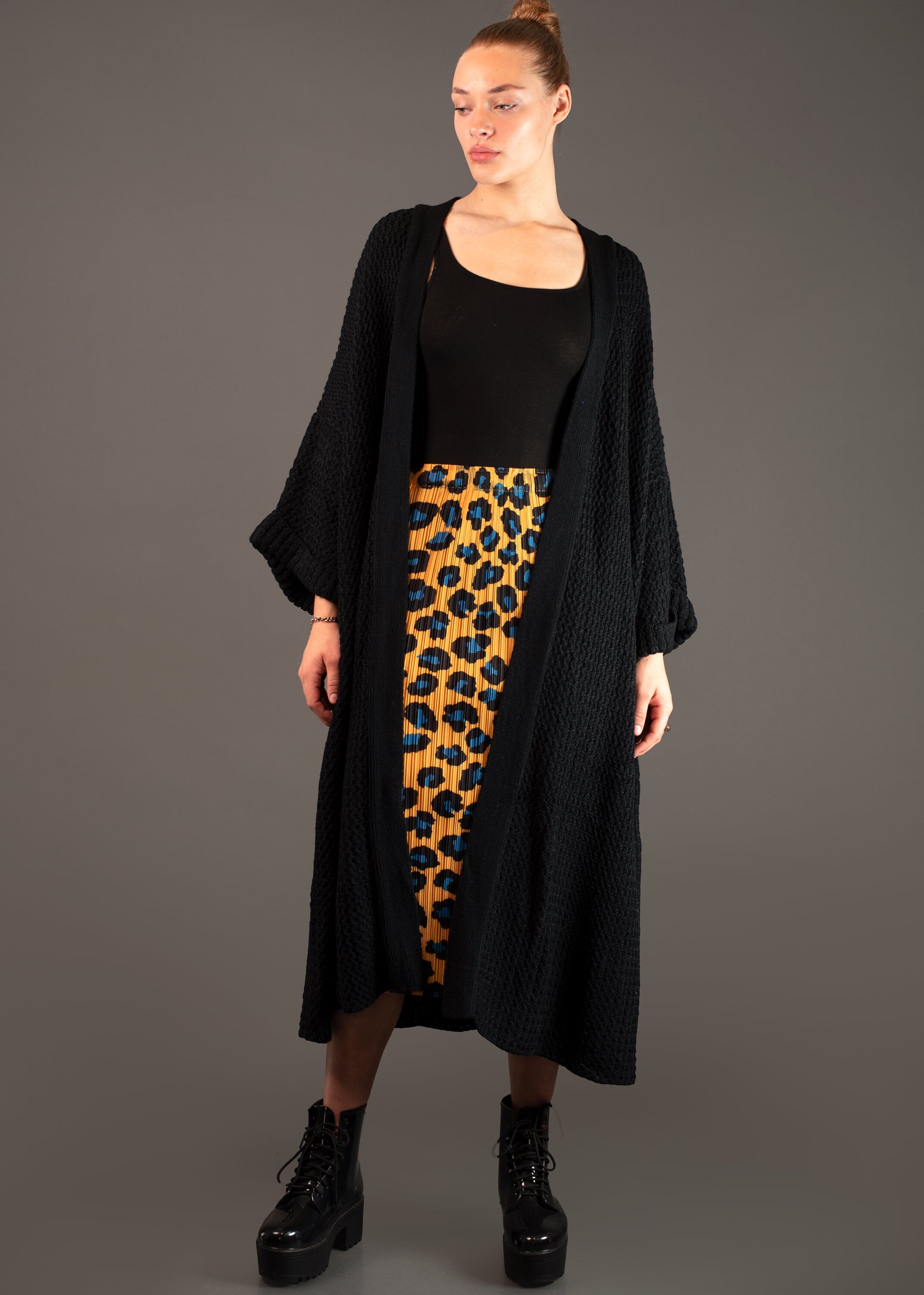 Chunky Cable Knit Cardigan Kate Hewko - Main Image