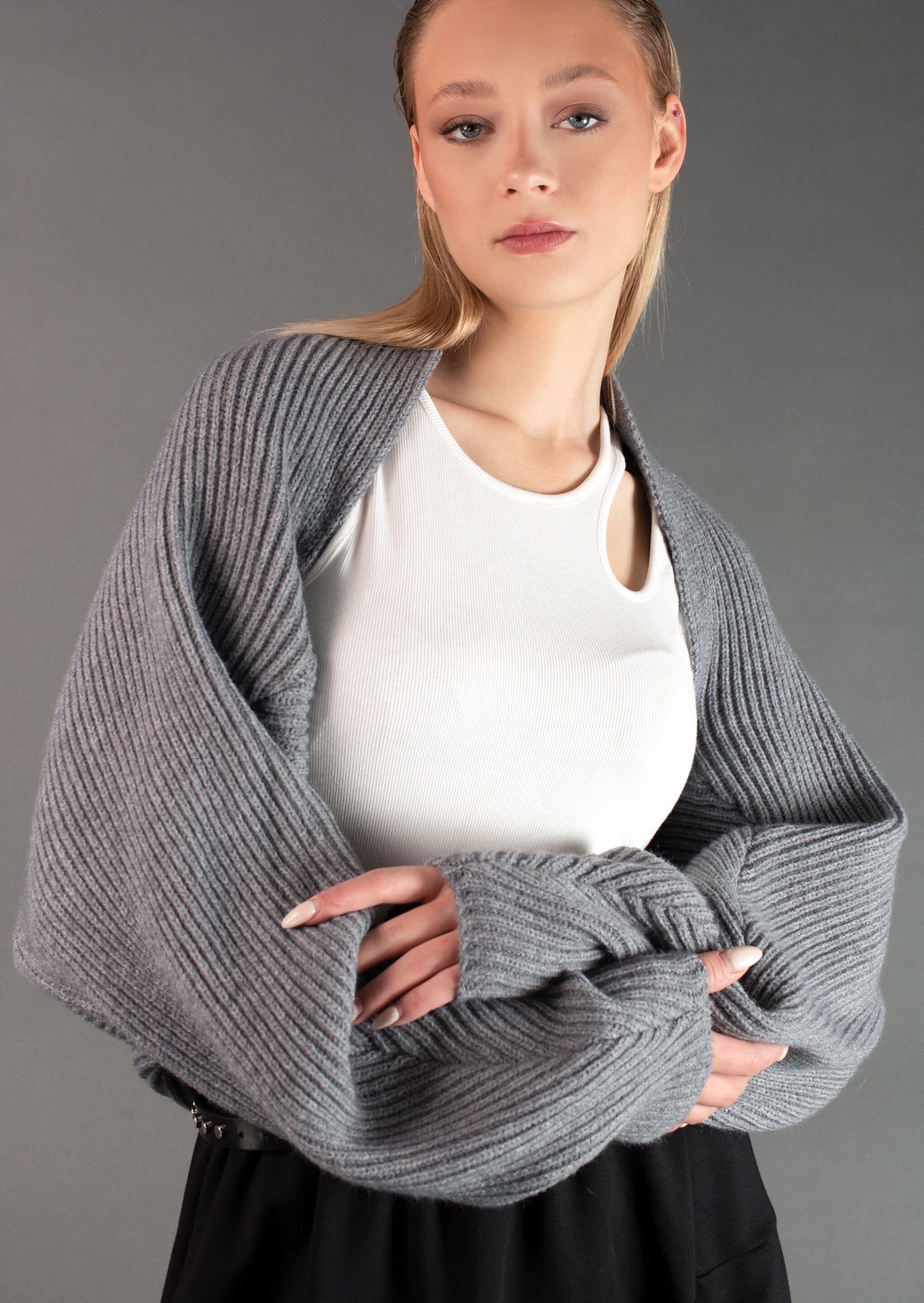 8+ Knit Shrug Sweater Chunky Knit Shrug - Kate Hewko