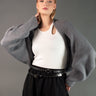Chunky Knit Shrug Sweaters Kate Hewko One Size Grey 