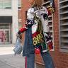 Comic + Denim Jacket Outerwear Kate Hewko Multi One Size 