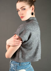 Cropped Mock Neck Sweater Sweaters Kate Hewko 